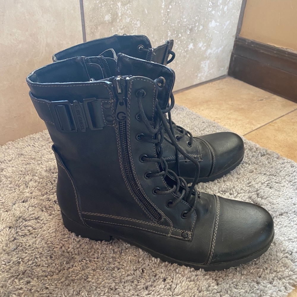 Guess combat boots